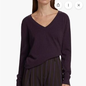 Vince Women's V-Neck Vince Women's 100% Cashmere Weekend V-Neck Sweater size XL